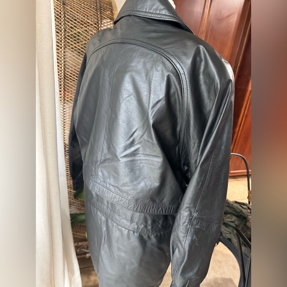 Vintage Wilson's leathers black leather jacket - Picture 4 of 6